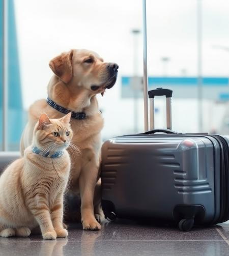 tgv lyria train animals cat and dog