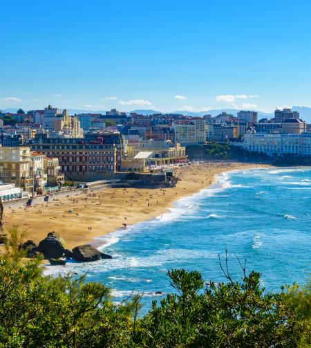 Plage à Biarritz